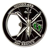 41 RQS Moody AFB Bottle Opener Challenge Coin