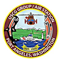 CGAS Port Angeles MH-65D Dolphin Custom Airplane Model Briefing Sticks