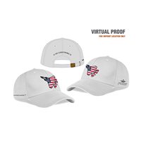 LM F-35 USA Flag Custom Caps