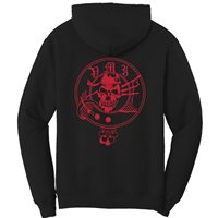VMI Red Skull Hooded Sweatshirts