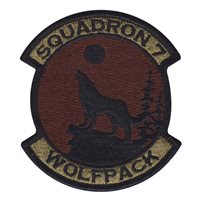 AFROTC Det 875 Wolfpack Squadron 7 OCP Patch