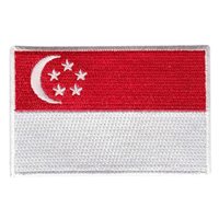 428 FS Singapore Flag Patch
