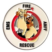 Antarctica Fire Department Challenge Coin