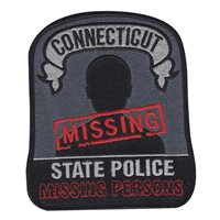 CT State Police Missing Persons Unit Patch