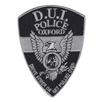 Oxford Police DUI Patch