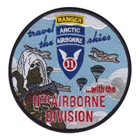 11 ABN DIV Travel the Skies Patch