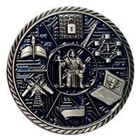 117 CS Diligentia Ars Victoria (Antique Silver) Challenge Coin