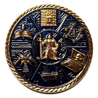 117 CS Diligentia Ars Victoria (Gold) Challenge Coin
