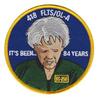 418 FLTS OL-A 85 Years Patch