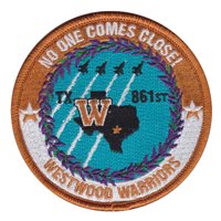 AFJROTC TX-861 Westwood Warriors Patch