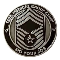 122 MDG Storm Hell Command Chief Challenge Coin