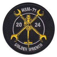 HSM-71 Golden Wrench Patch