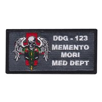 USN DDG-123  Blood Angels Square Morale Patch
