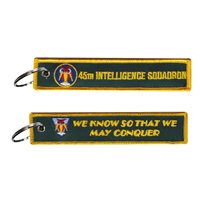 45 IS We Know So That We May Conquer Key Flag