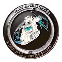 5 CS Cyber Yetis 2 Commander Spinner Challenge Coin