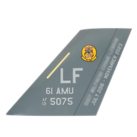  61 AMU F-35 Tail Flash