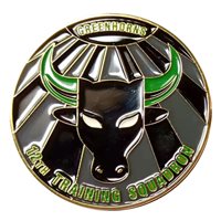 12 TRS Horns Up Challenge Coin