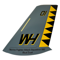 VMFA-542 F-35B Airplane Tail Flash