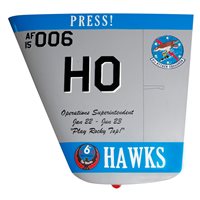 6 ATKS MQ-9 Reaper Airplane Tail Flash