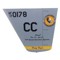 12 SOS MQ-9 Reaper Airplane Tail Flash