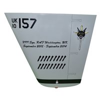 13 SQN RAF MQ-9 Reaper Airplane Tail Flash