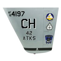 42 ATKS MQ-9 Reaper Airplane Tail Flash