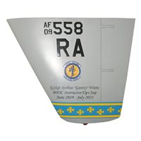 558 FTS MQ-9 Reaper Airplane Tail Flash