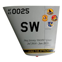 25 OSS MQ-9 Reaper Airplane Tail Flash