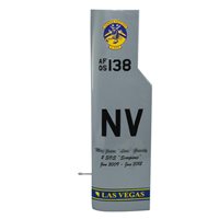 2 SOS MQ-1 Predator Airplane Tail Flash