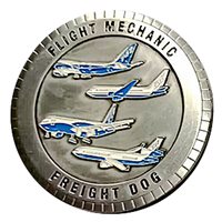 Flight Mechanic Freight Dog Challenge Coin