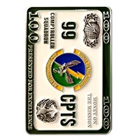 99 CPTS Wing Staff Challenge Coin