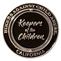 Bikers Against Child Abuse Spinner Challenge Coin