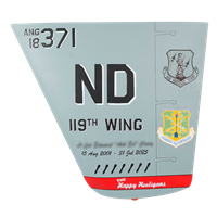 119 WG MQ-9 Reaper Airplane Tail Flash