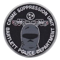 Bartlett Police Crime Suppression Unit Patch