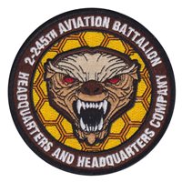 HHC 2-245 Aviation Battalion Patch