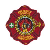 First Responder Fire Resque Patch