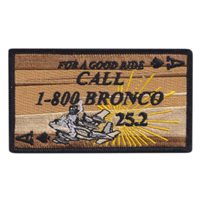 VMM-161 Det-A 25.2 Broncos Patch