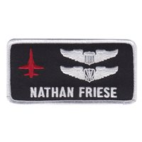 Vance SUPT T-38 Black Nametag