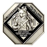 60 CES Silver Fox Commander Challenge Coin