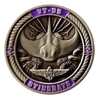 VT-35 Stingray 22 CDR Matt O'Connell Challenge Coin