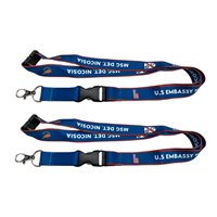 US Embassy Nicosia Cyprus Lanyard