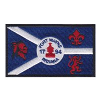 H Co 113 1-293 INF Fort Wayne Flag Patch