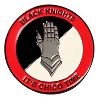 17 TES Black Knight F-35 Red Challenge Coin