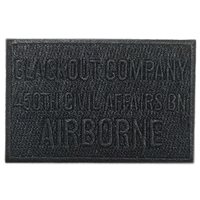 450 CA BN Blackout Company Patch