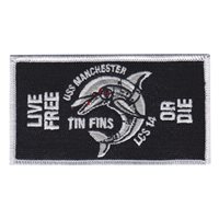 USS Manchester Tin Fins Patch