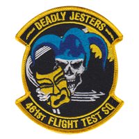 USAF 461st FLIGHT TEST SQ パッチ USAF 461ST FLIGHT TEST SQ - DEADLY JESTERS -Edwards AFB, CA