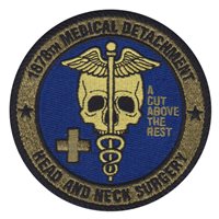 1878 Medical Det Skull Patch