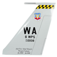 8 WPS E-8C Custom Airplane Tail Flash