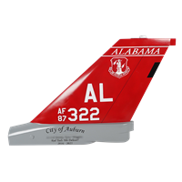 100 FS F-16C Falcon Custom Airplane Tail Flash