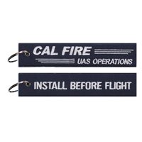 Cal Fire IBF Blue Key Flag